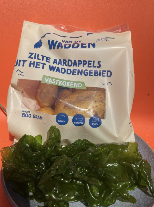 Direct uit het project zeker zilt, de laatste zilte aardappelen bemest met Texelse zeewier.
